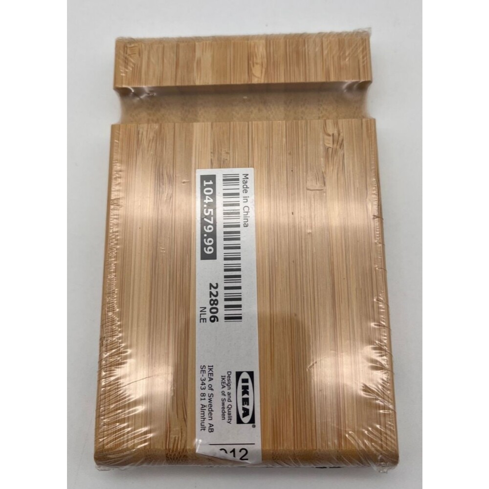 Ikea Bergenes Wood Cell Phone Tablet Stand Wood 104.579.99 22806 NEW